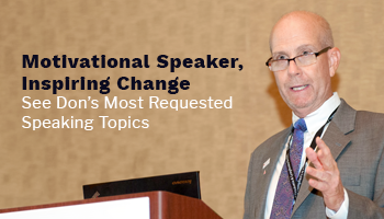 Get Don to Speak at your next event